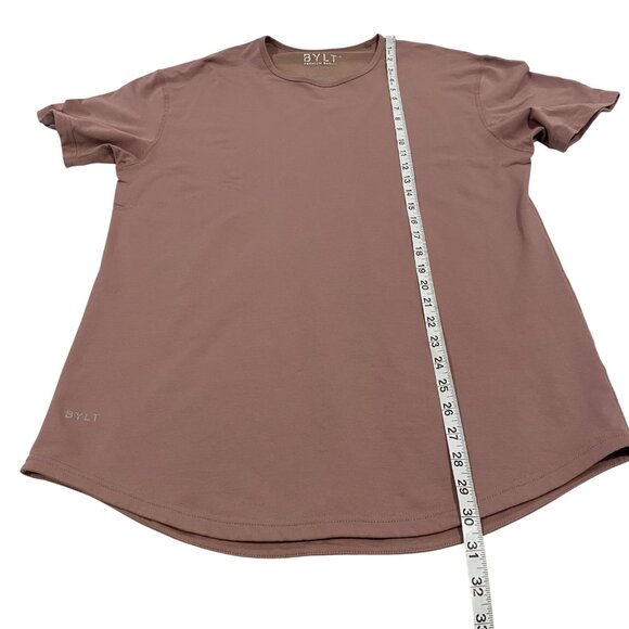 BYLT Men's Drop-Cut Lux Mauve Tee Size L - Picture 7 of 7